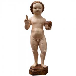 16th century, Child Jesus of Mechelen, sculpture